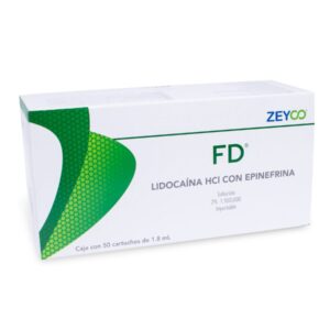 Anestésico FD 2 % con Epinefrina 1:80 000 – Zeyco
