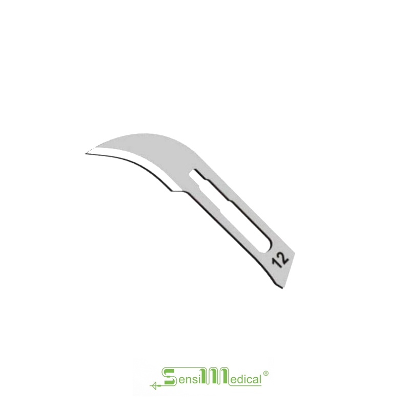 Hojas de Bisturí Acero al Carbón N.º 12 Sensimedical