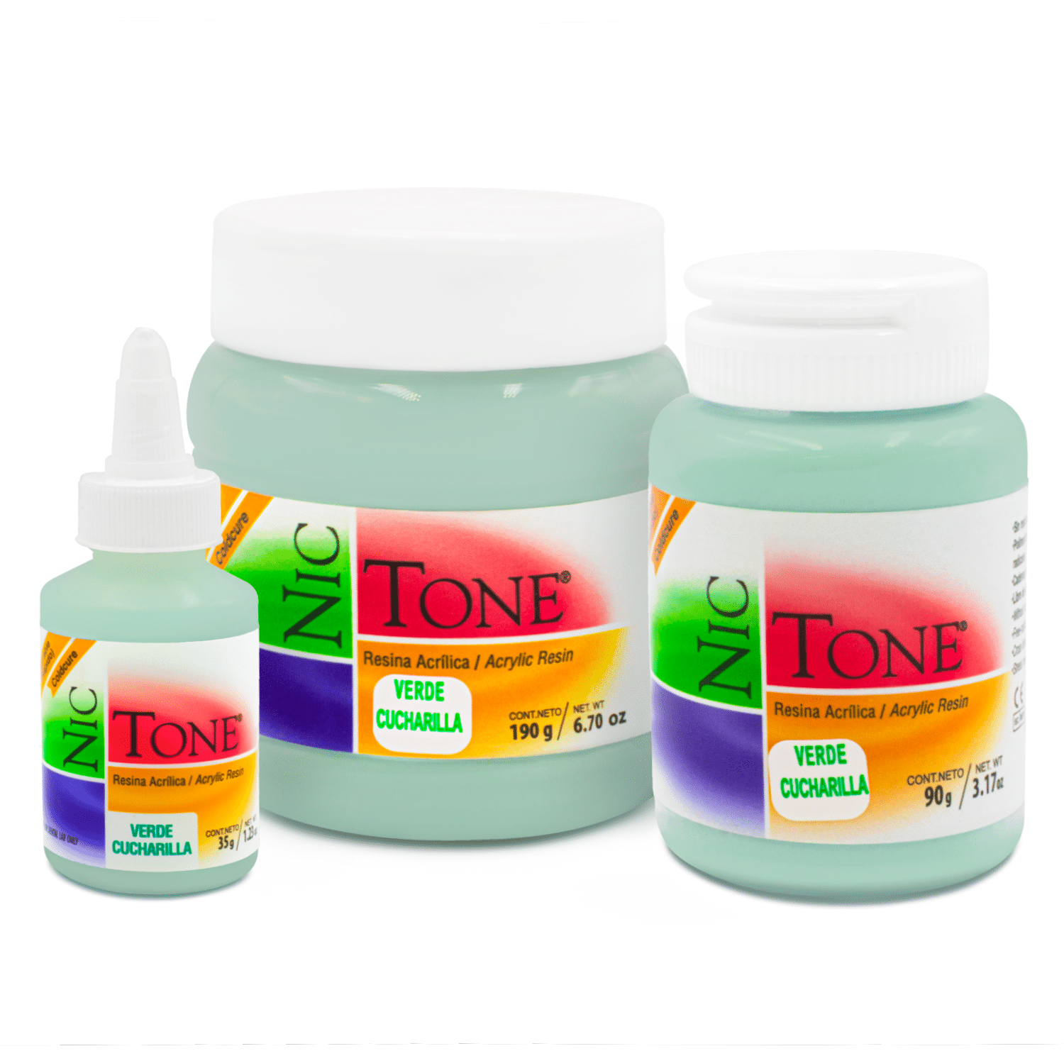 Acrílico Verde para Cucharillas Autocurable NicTone