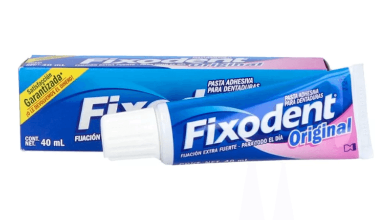 Fixodent Original 40 ml – Adhesivo para Prótesis Dentales