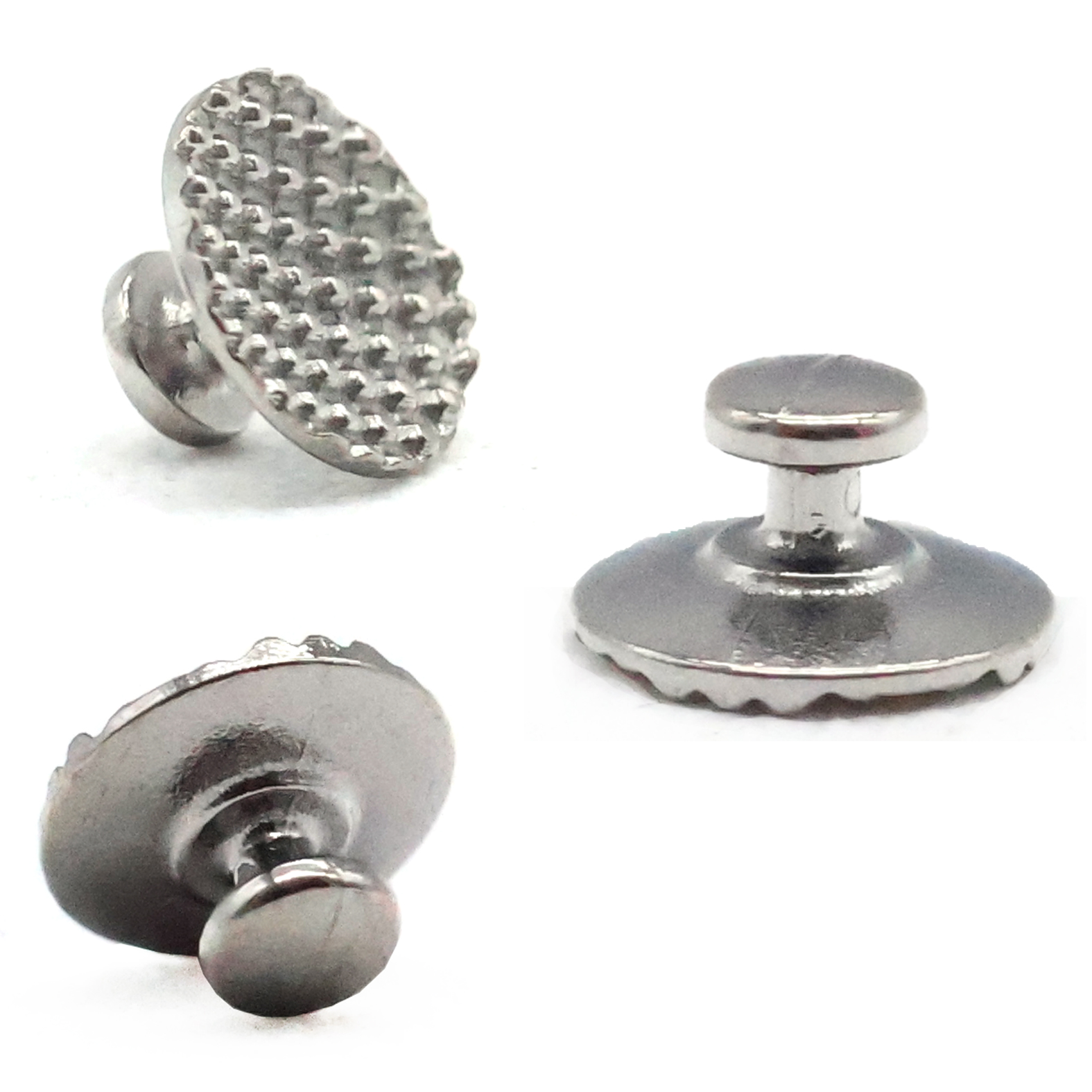 Botones Linguales con Malla Redondos – Red Stars Orthodontics