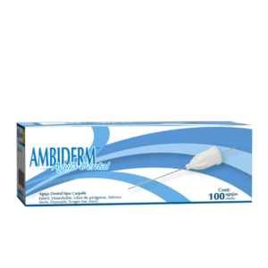 Agujas Ambiderm@para Anestesia Dental | Caja con 100 Piezas