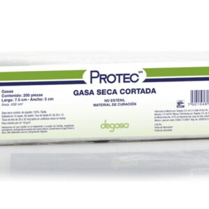 Gasa Seca Protect® 5 × 5 cm – Gasa Tejida de Uso Médico