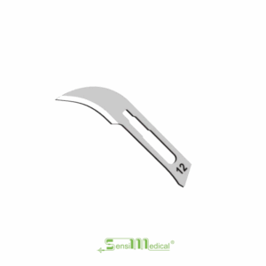 Hojas de Bisturí Acero al Carbón N.º 12 Sensimedical
