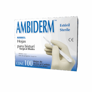 💎 Hojas para Bisturí de Acero al Carbón AMBIDERM
