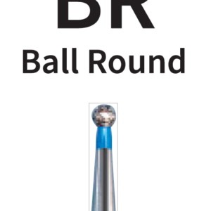 Fresas Diamantadas MANI BR – Redondas con Collar (Ball Round Type)