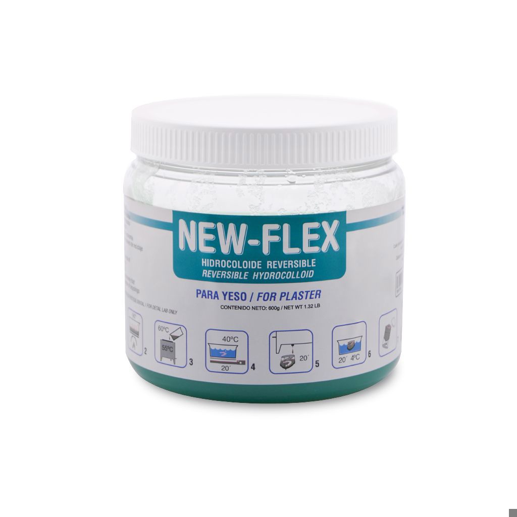 New Flex® para Yeso – Hidrocoloide Reversible para Duplicación Dental