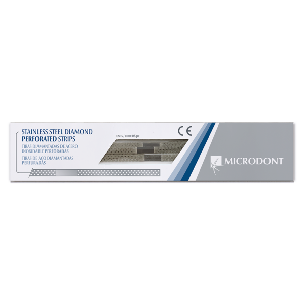 Tira Diamantada Perforada Especial 4 mm Microdont® – Acabado Interproximal