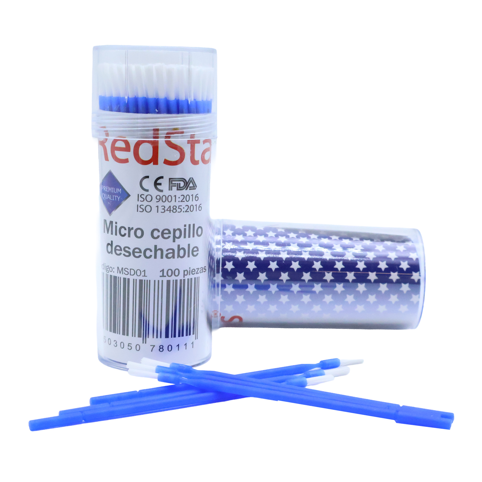 Micro Pincel Desechable RedStar 100 Piezas