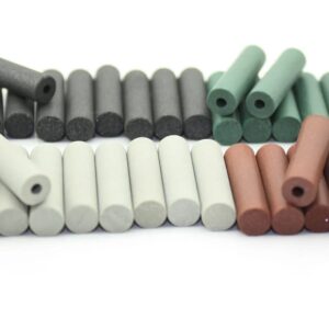 Conos de Hule para Pulido Dental – Negro, Verde, Azul y Blanco